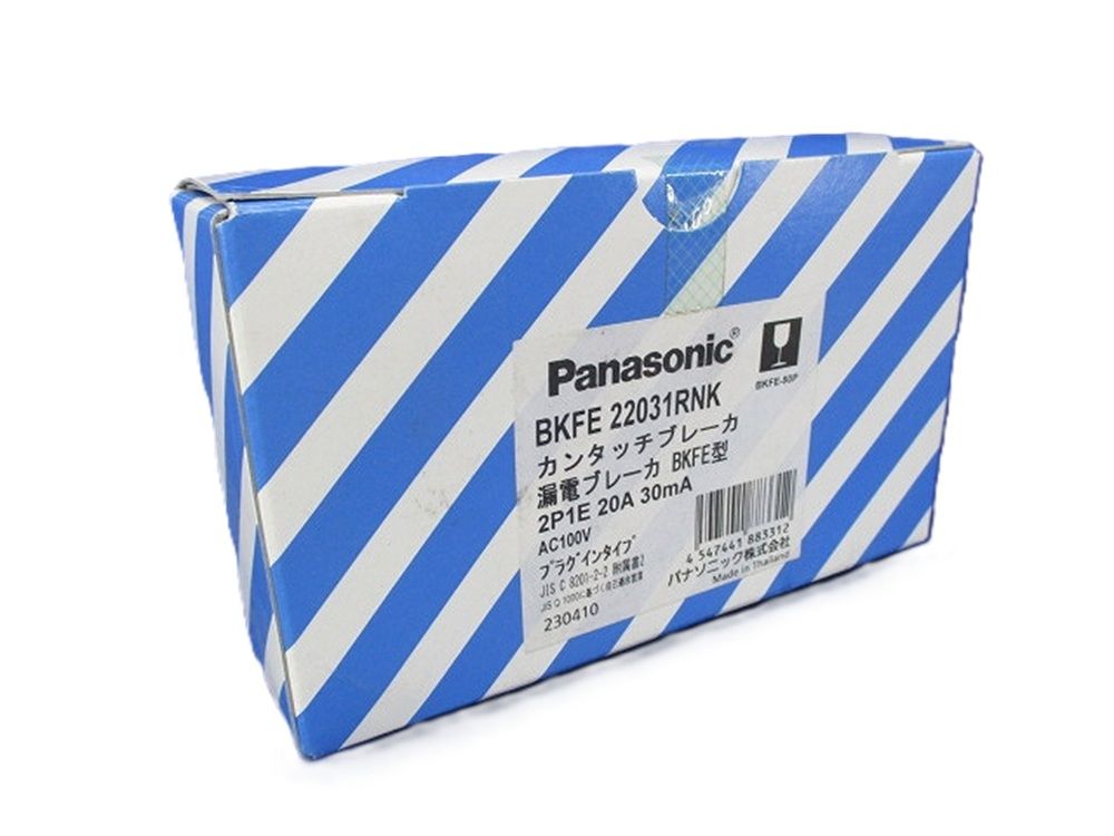カンタッチブレーカ 2P1E20A30mA AC100V BKFE22031RNK2P1E20A30mA