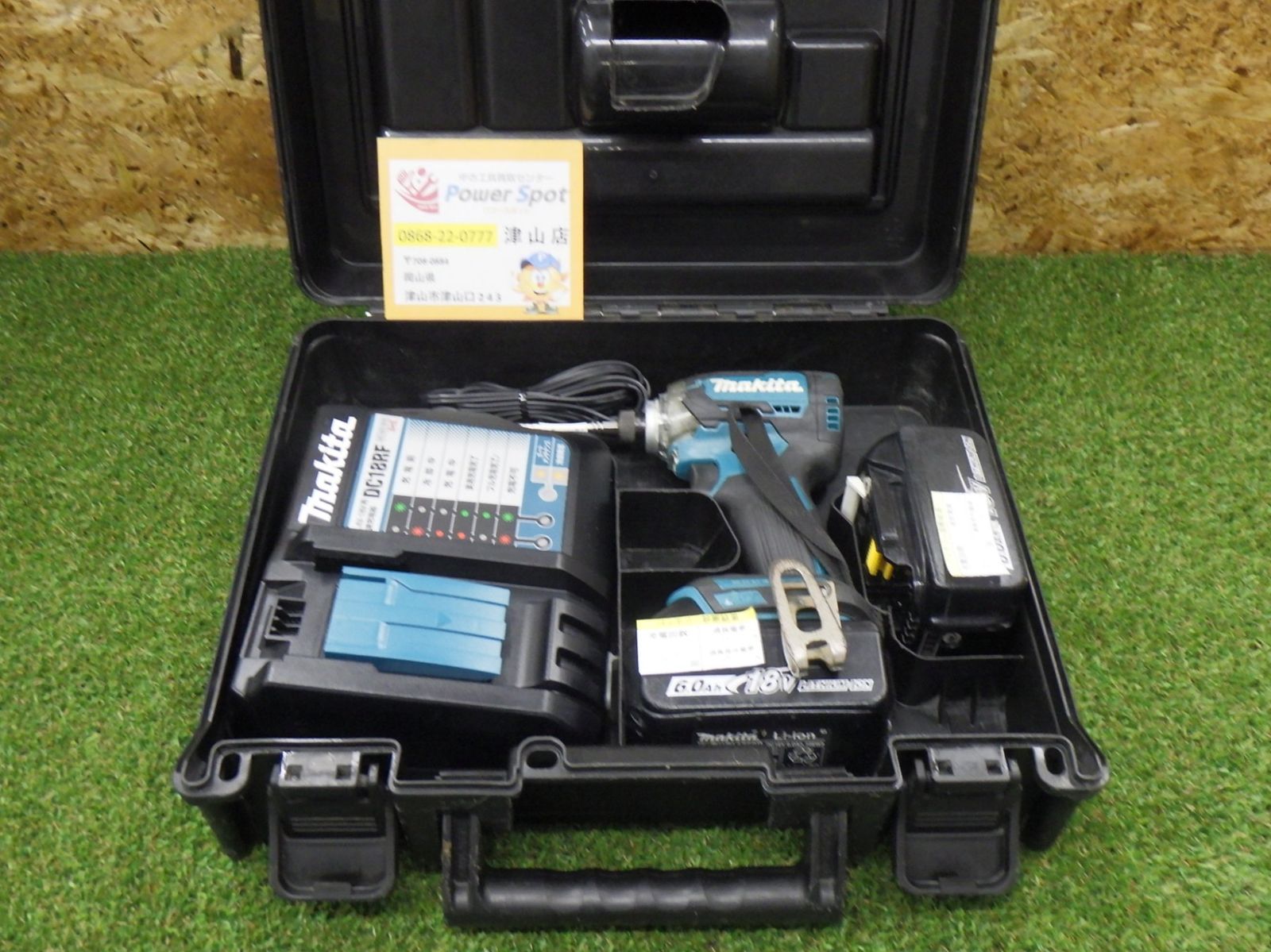 マキタ TD170DRGX 充電式インパクトドライバ 青 18V 6.0Ah大工道具 日曜大工 建築 内装 中古品 260526