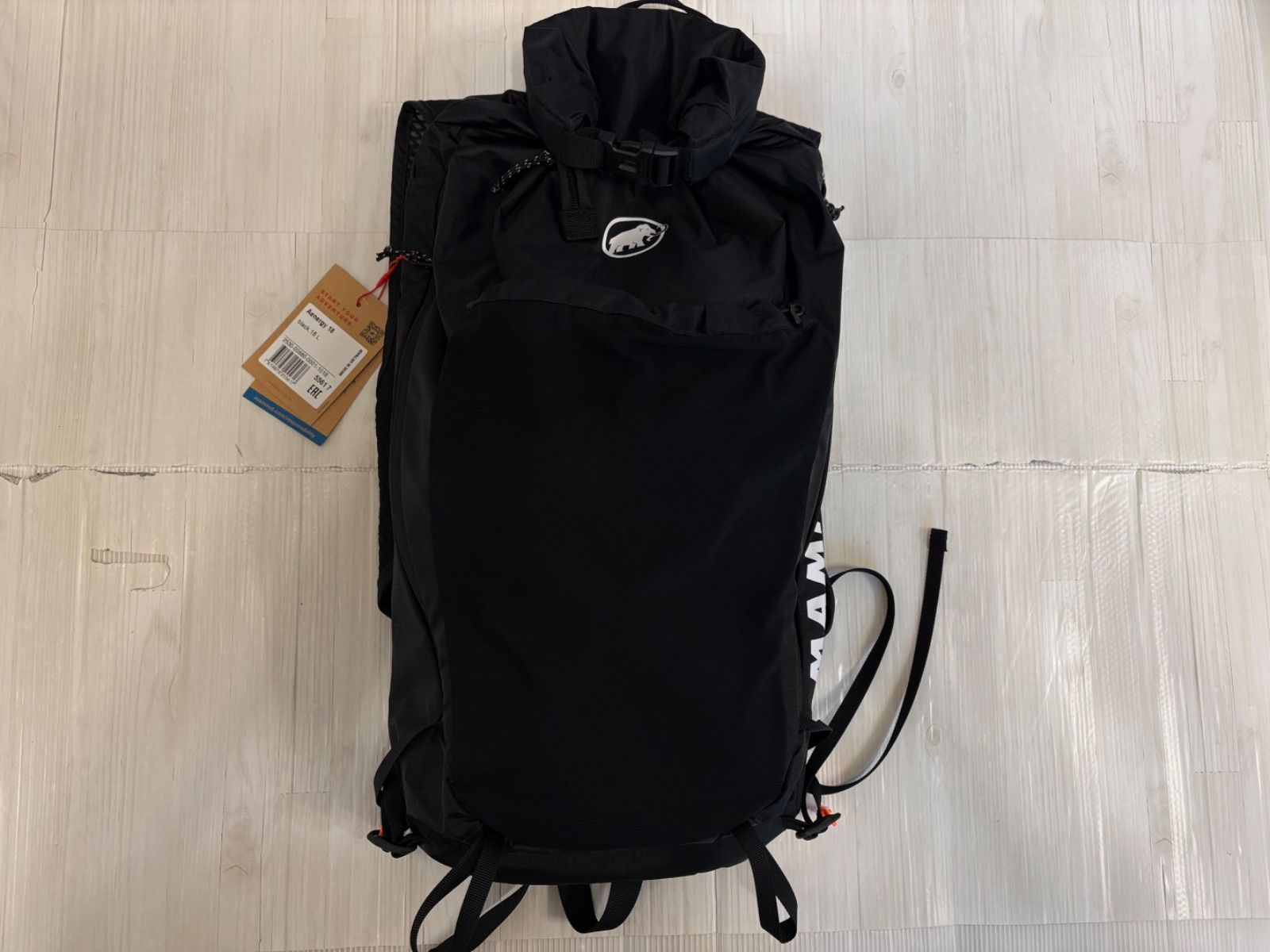 美品 マムート MAMMUT エナジー 18 Aenergy18 ブラック リュック バックパック 2530-00880 0001