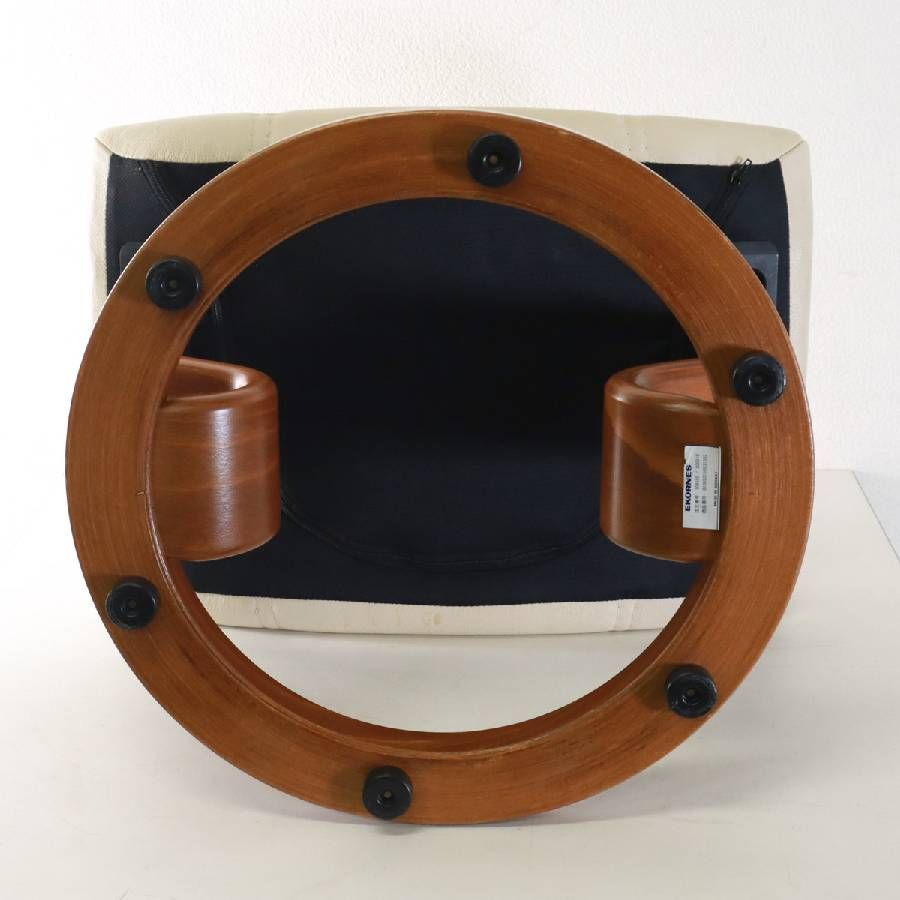 EKORNES エコーネス ストレスレスチェア用 オットマン ホワイト系 張地