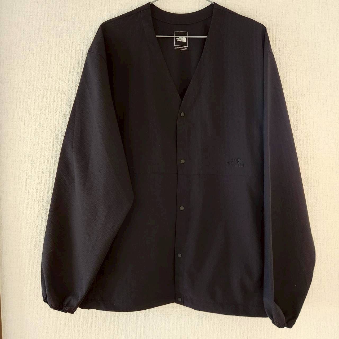 【美品】ザノースフェイス THE NORTH FACE ブリーズレンジ カーディガン ブラック L