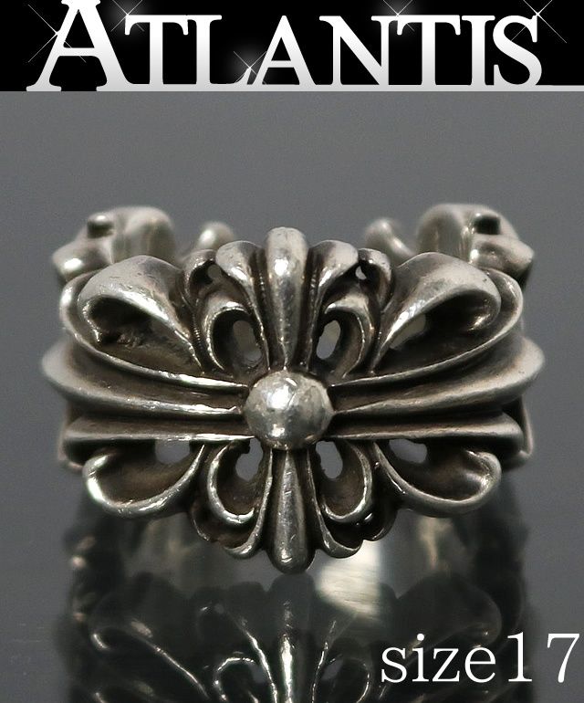 クロムハーツ CHROME HEARTS 銀座店 クロムハーツ ダブルフローラルクロス リング