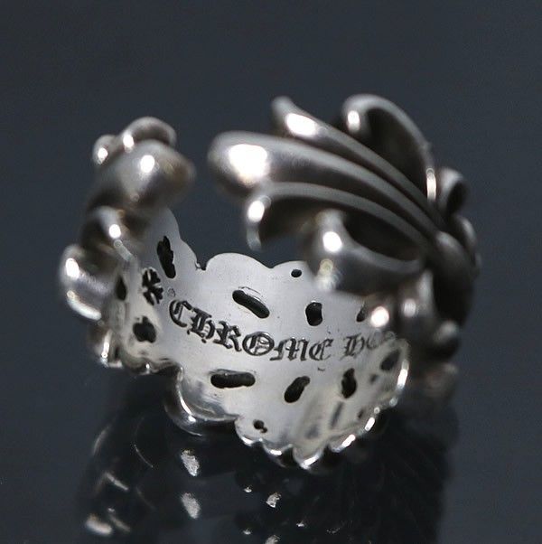 CHROME HEARTS 銀座店 クロムハーツ ダブルフローラルクロス リング
