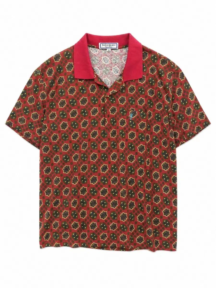 イヴ・サンローラン パータン 半袖 カラーTシャツ 95