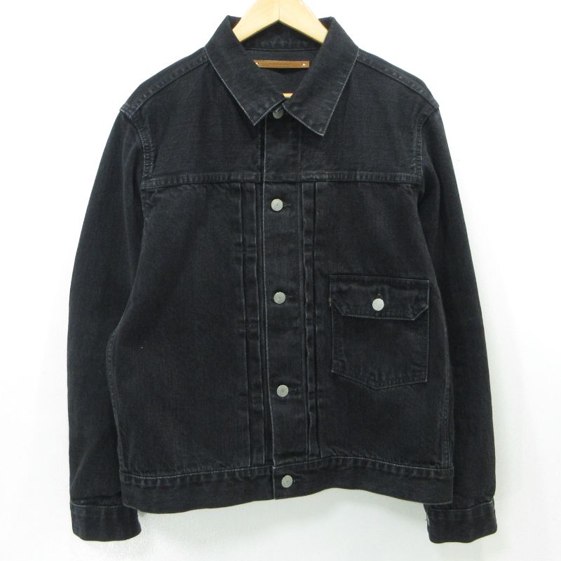 【三重本店】 中古 Scye | サイ デニムジャケット セルビッチ 5725-63400 ブラック サイズ：38 【96】