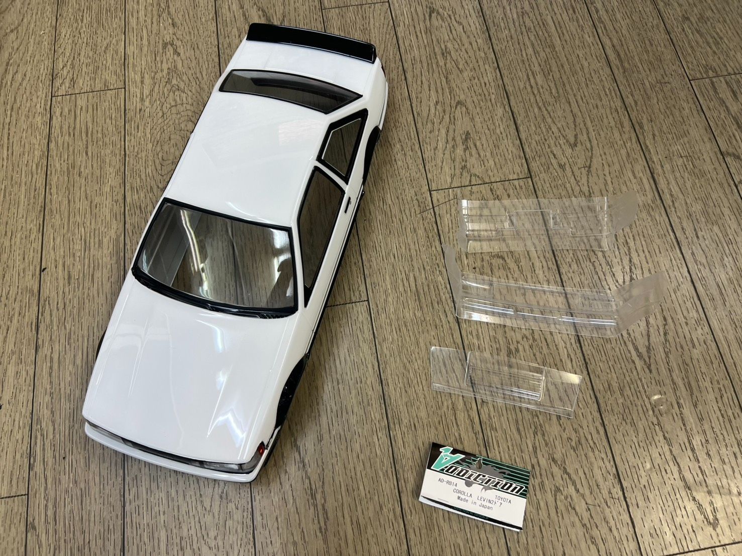 当店オリジナル塗装済みボディ ADDICTION アディクション 1/10 TOYOTA COROLLA LEVIN 2ドア