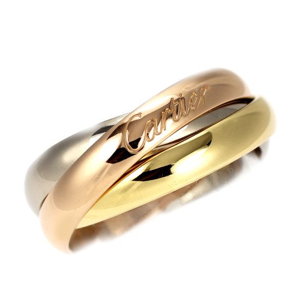 【カルティエ/Cartier】 トリニティリング 9号 K18YG/WG/PG カルティエ K18YG/WG/PG リング トリニティ クラシック 49号 - メルカリ