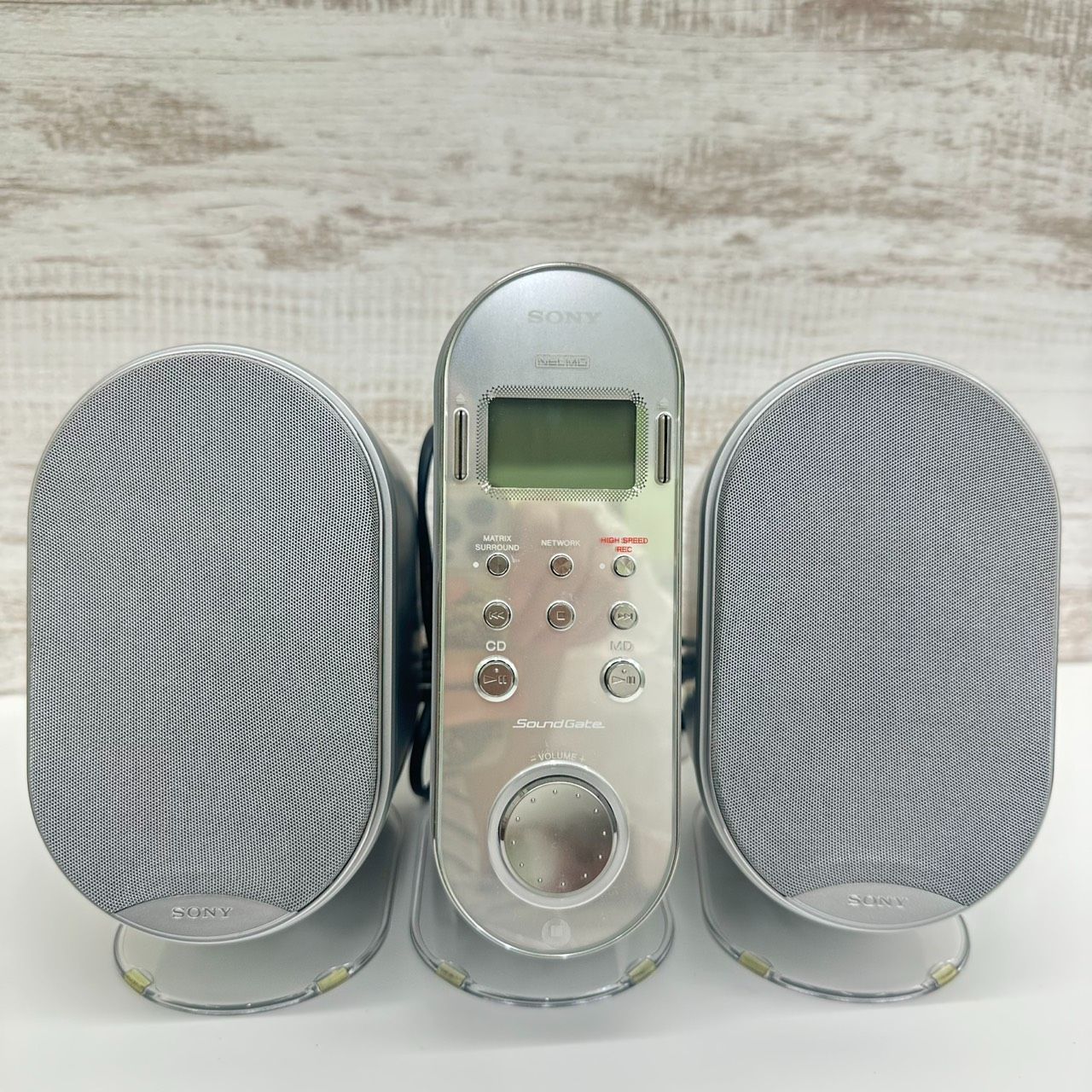 錦】極美品 SONY ソニー ネットMDデスクトップオーディオ Sound Gate