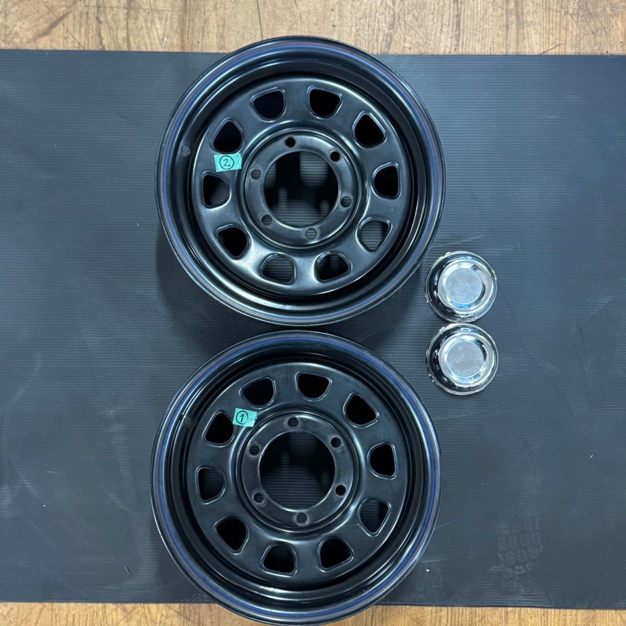 中古　MLJ デイトナSS 15インチ 6.5J PCD139.7 6H+40 200系ハイエースに♪①②