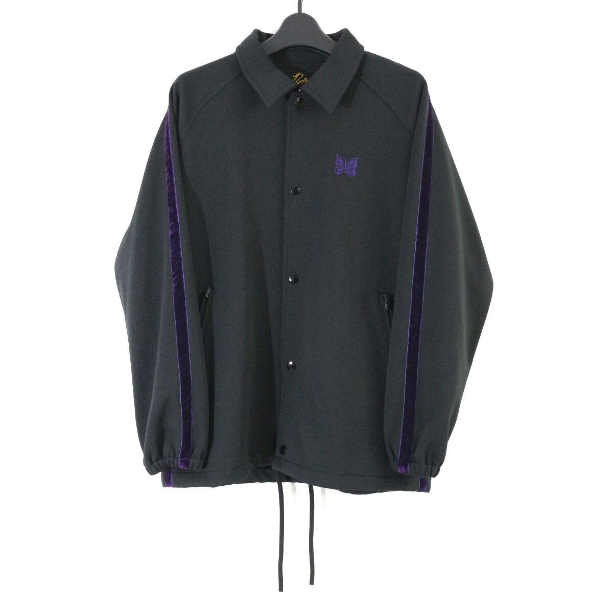 Needles コーチジャケット ポリスムース & HD トラックパンツ　XS Needles ニードルズ 19AW Side Line Coach Jacket - Poly Smooth ポリ