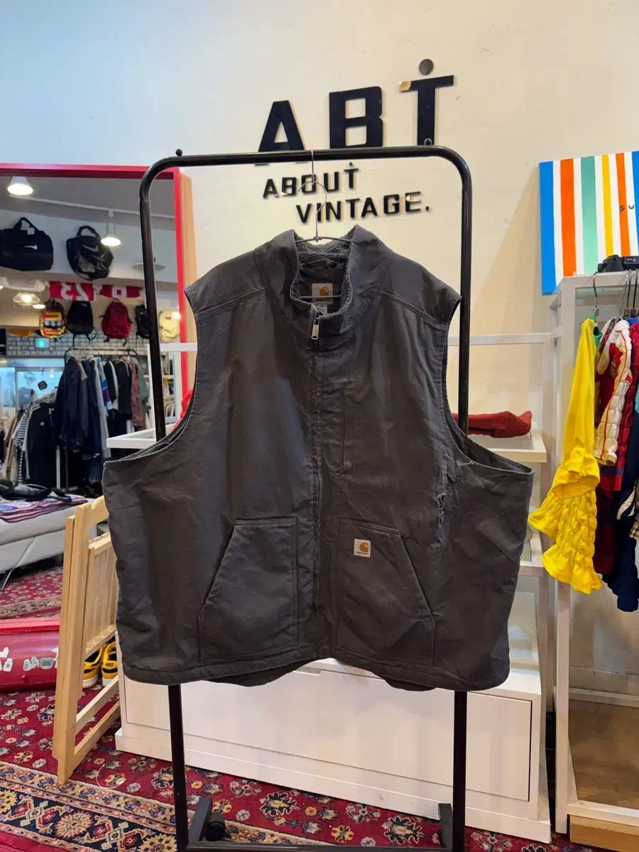 カーハート DARK GREY COLOR シェルパ ライニング WORK BEST 4XL
