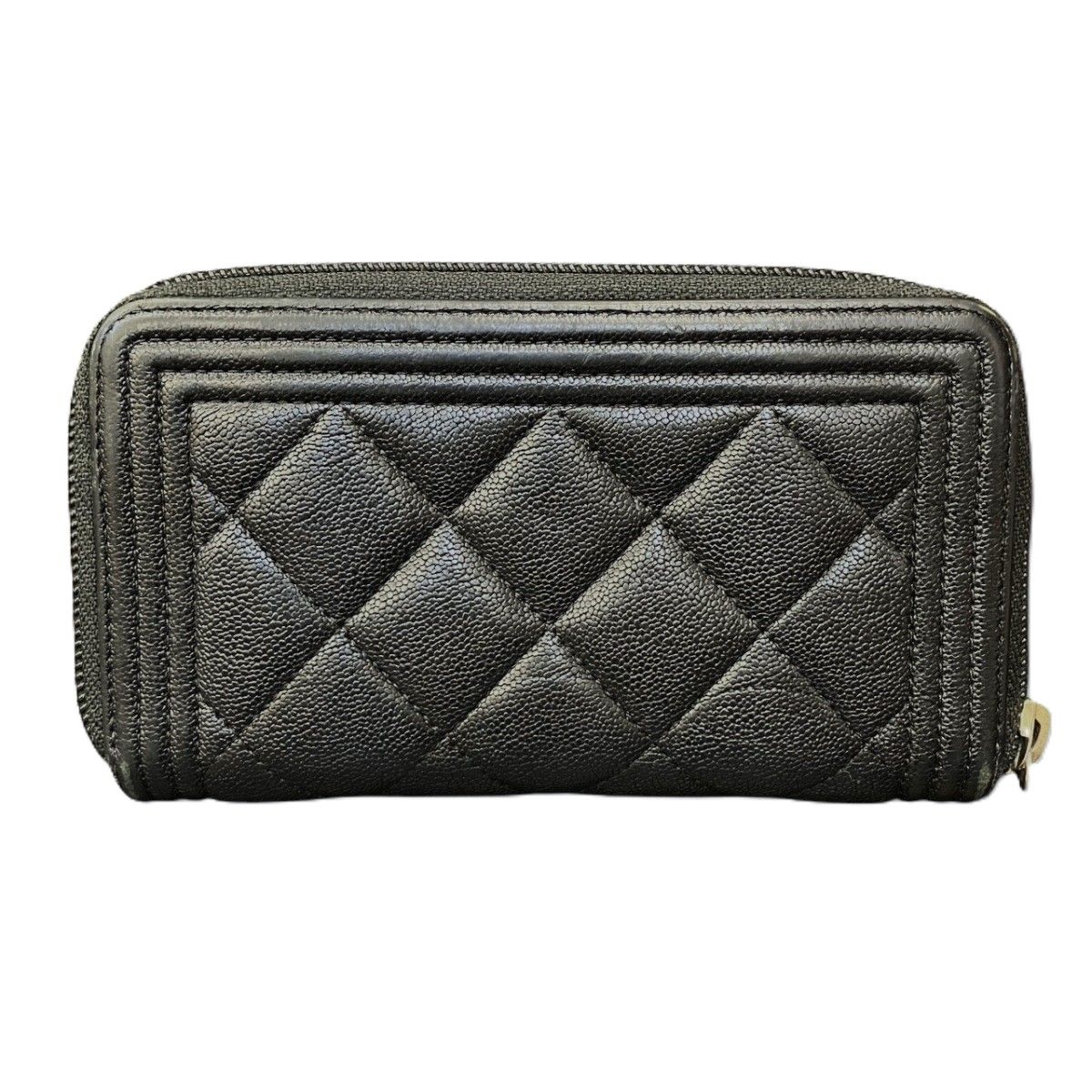 シャネル CHANEL ボーイシャネル 長財布 キャビアスキン A80288 
