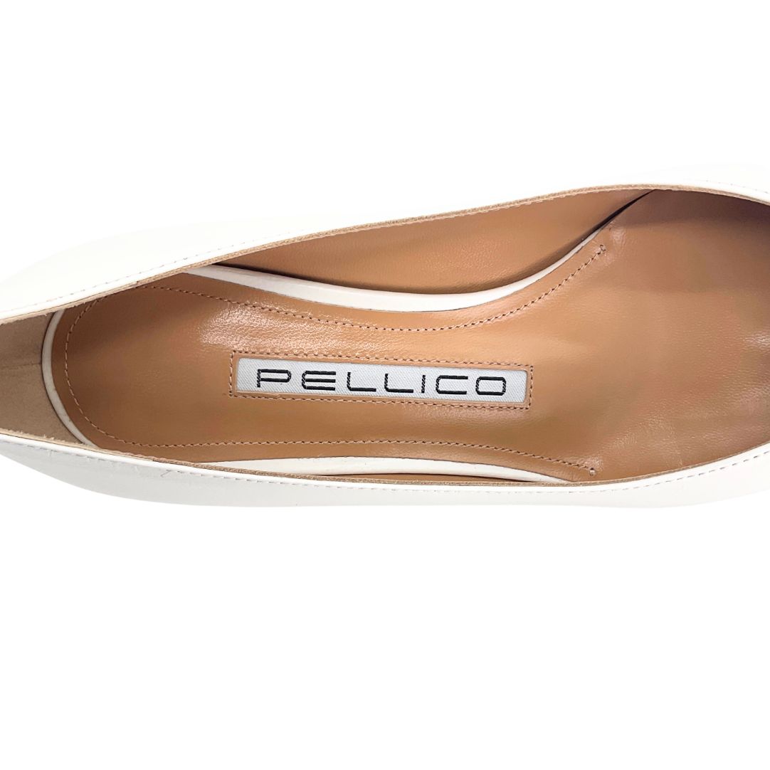 未使用 PELLICO ペリーコ カッティングレザーヒールパンプス 35.5