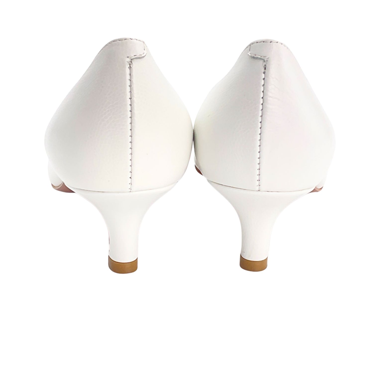 【SALE！美品】PELLICO* ホワイトパンプス 未使用 PELLICO ペリーコ カッティングレザーヒールパンプス 35.5