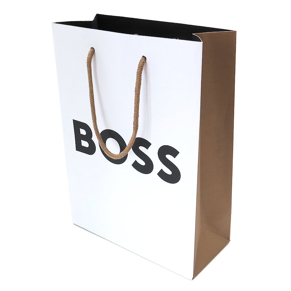 紙袋　ショッパー　エコバッグ　ギフト　手提げ袋　プレゼント　ボス　boss ヒューゴボス HUGO BOSS 正規店 ペーパーバッグ 紙袋 ショッパー 21.5