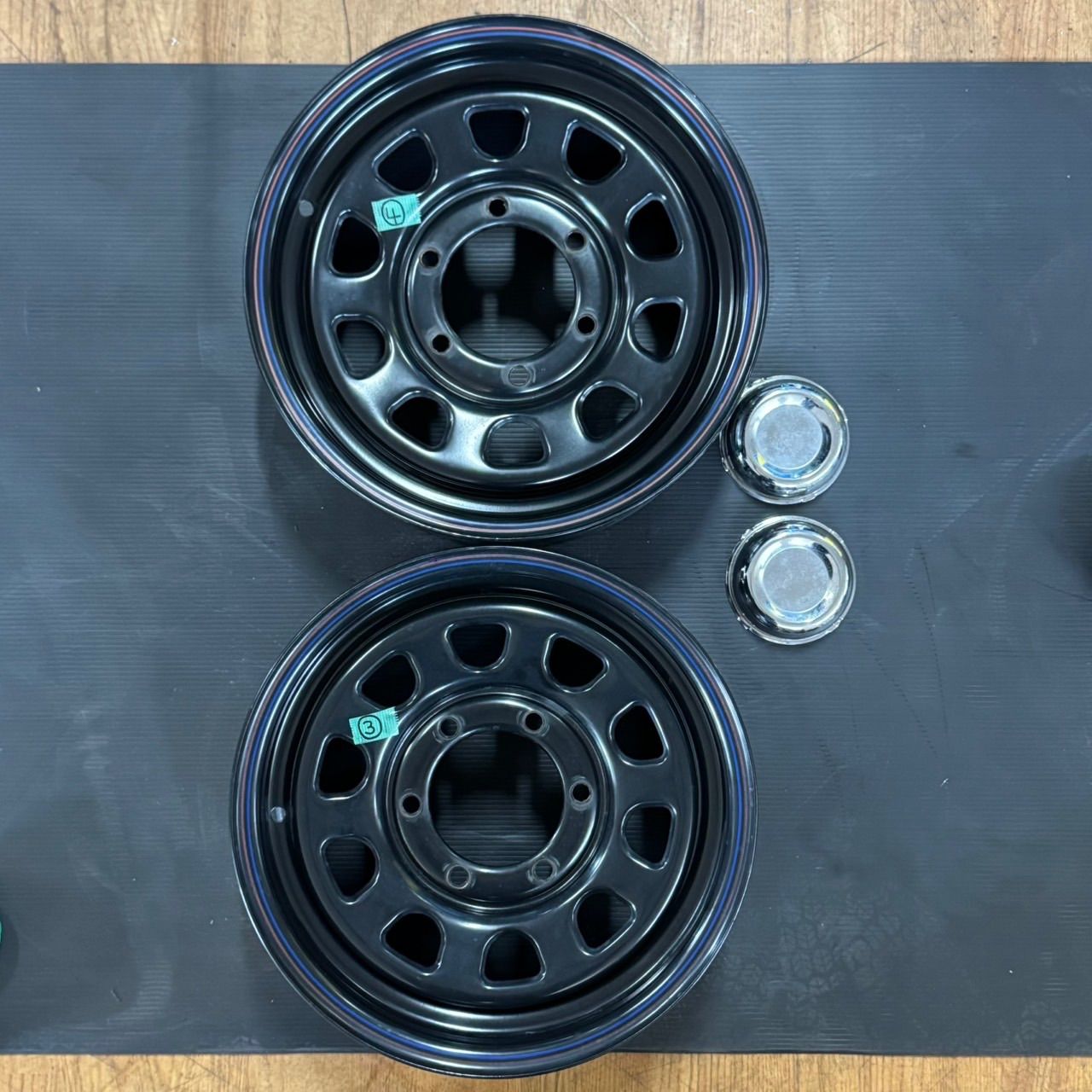 中古 MLJ デイトナSS 15インチ 6.5J PCD139.7 6H+40 200系ハイエースに 