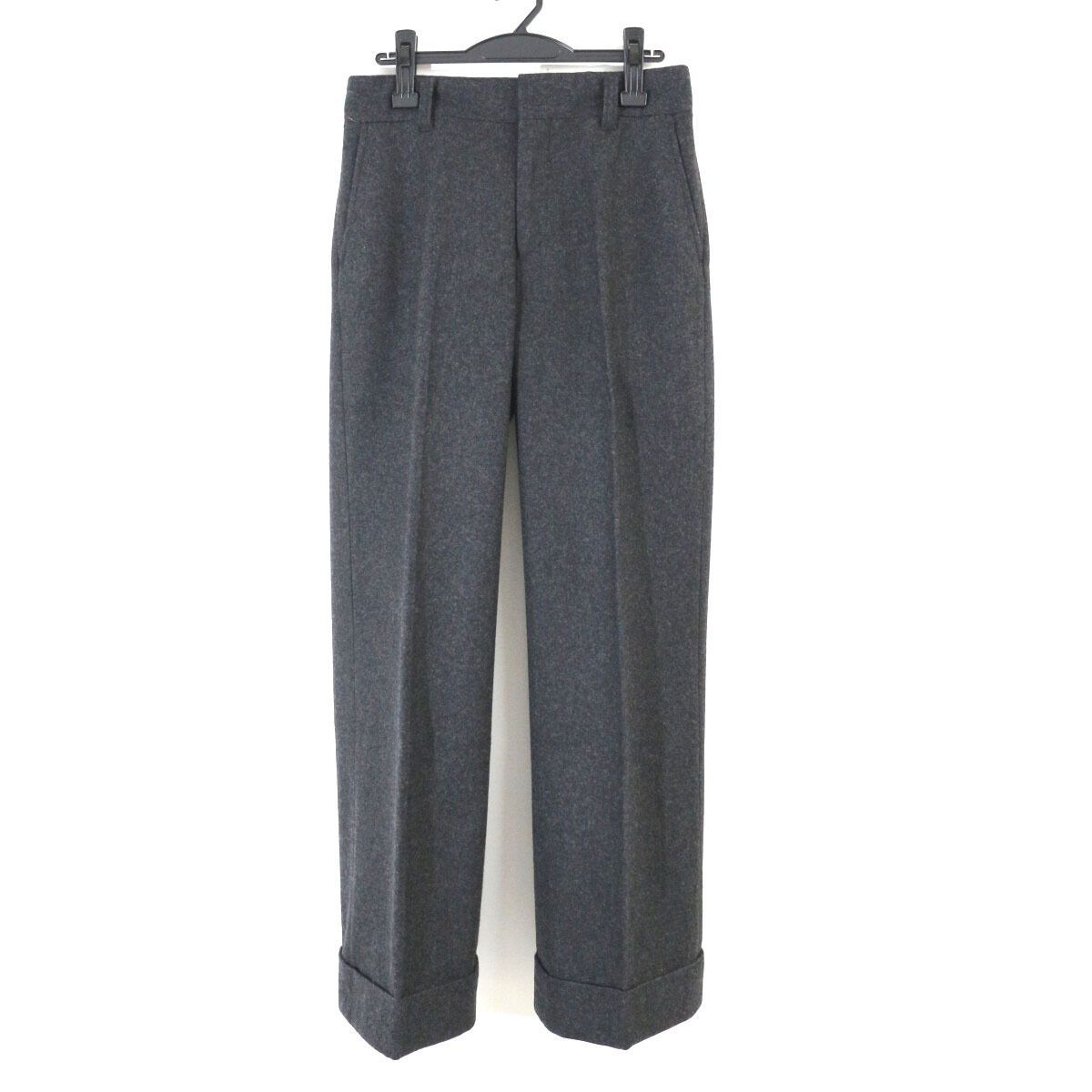 JUNYA WATANABE COMME des GARCONS ジュンヤワタナベ コムデギャルソン 2003AW ウールフランネルストレートスラックスパンツ M AD2003 JK-P013