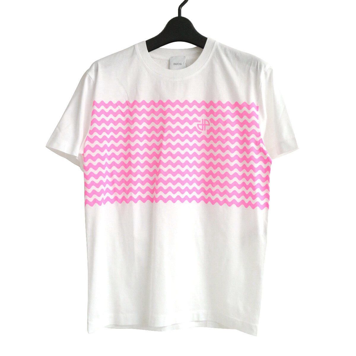 PATOU パトゥ 24SS ウェーブプリントTシャツ S JE11399995106