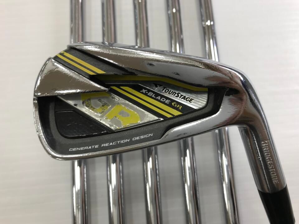 ブリヂストン　ツアーステージ X-BLADE GR (2014)　NSプロ950GHウエイトフロー　Sフレックス　アイアンセット　中古【最短即日発送】