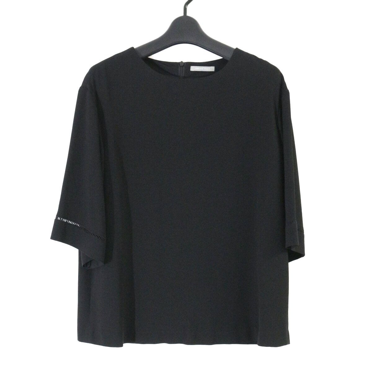 theory luxe セオリーリュクス 24SS Flow Maisie ドロップショルダークルーネックブラウス 38 03-4208209