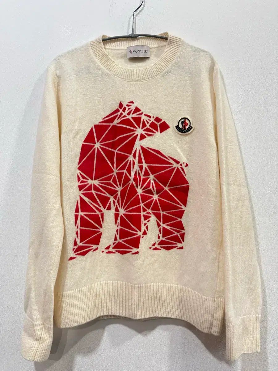 MONCLER モンクレール 白 レッド パータン キッズ ニット 140