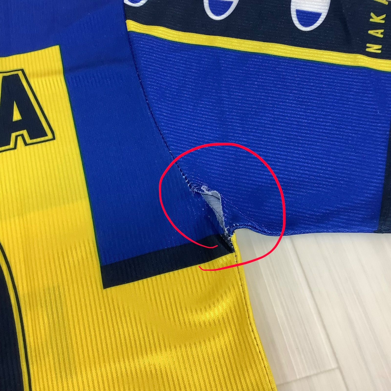 parma AC パルマAC 中田英寿 レプリカユニフォーム スポンサーロゴ 背