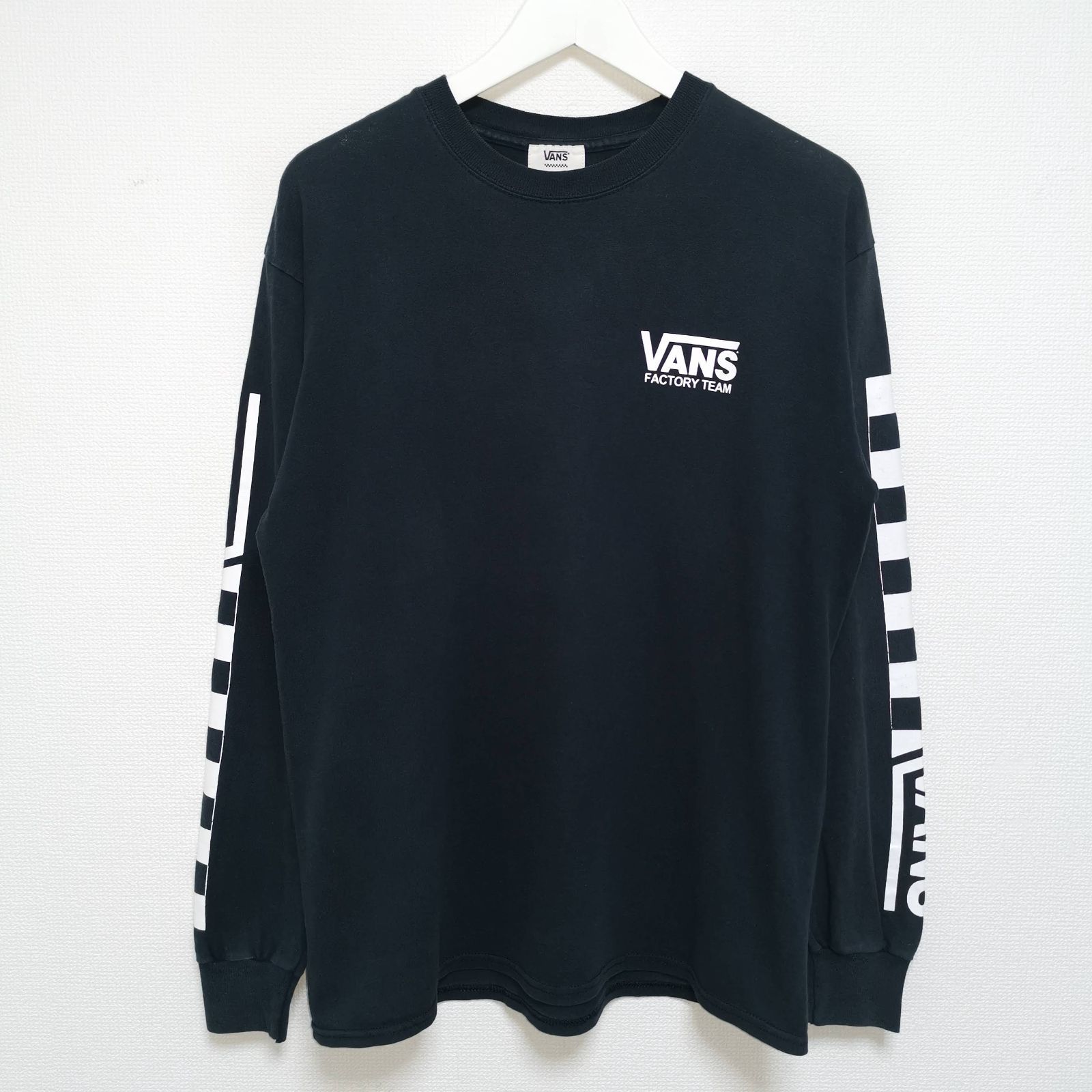 M VANS BMX チェッカーボード ロンT 長袖 Tシャツ 別注 黒 USA - メルカリ