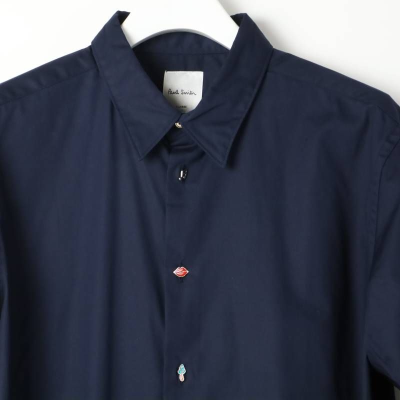 新品 Paul Smith ポールスミス チャームボタン カジュアルシャツ XL