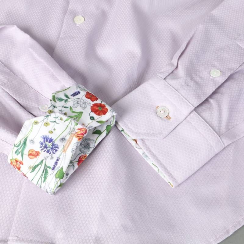 ✨2024ss✨ポールスミス　ドビークロスドレスシャツ 白蝶貝ボタン 花柄 新品 Paul Smith ポールスミス ダイヤドビー ドレスシャツ 長袖シャツ