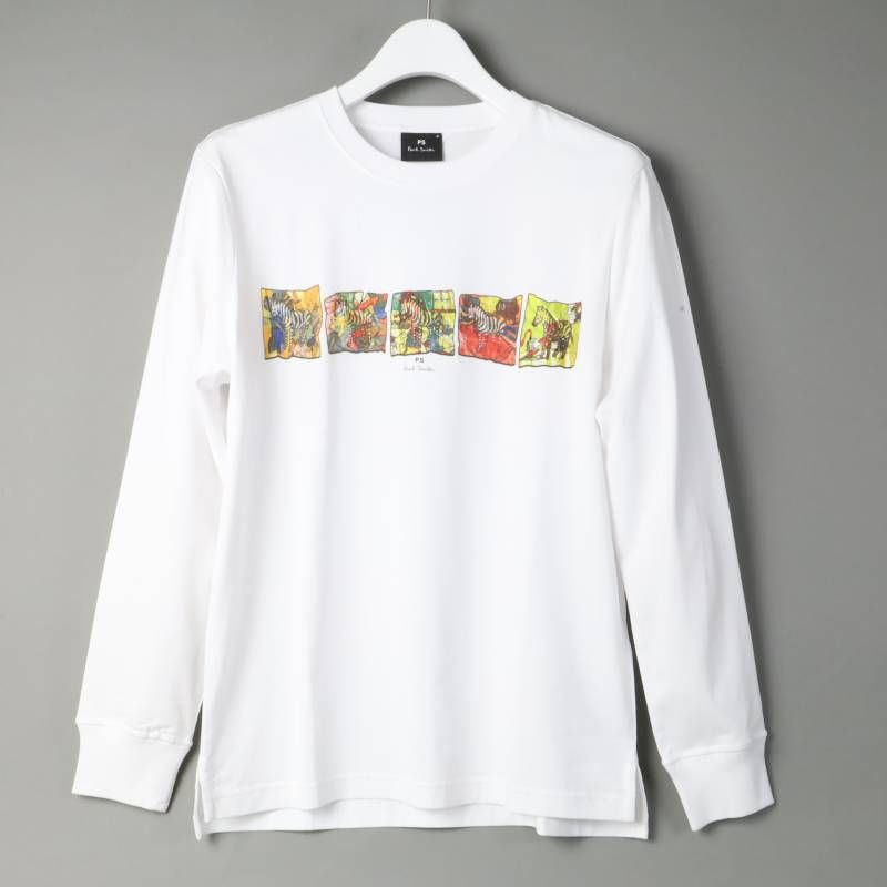 新品 Paul Smith ポールスミス Zebra Comic' ロンT 長袖Tシャツ ロング