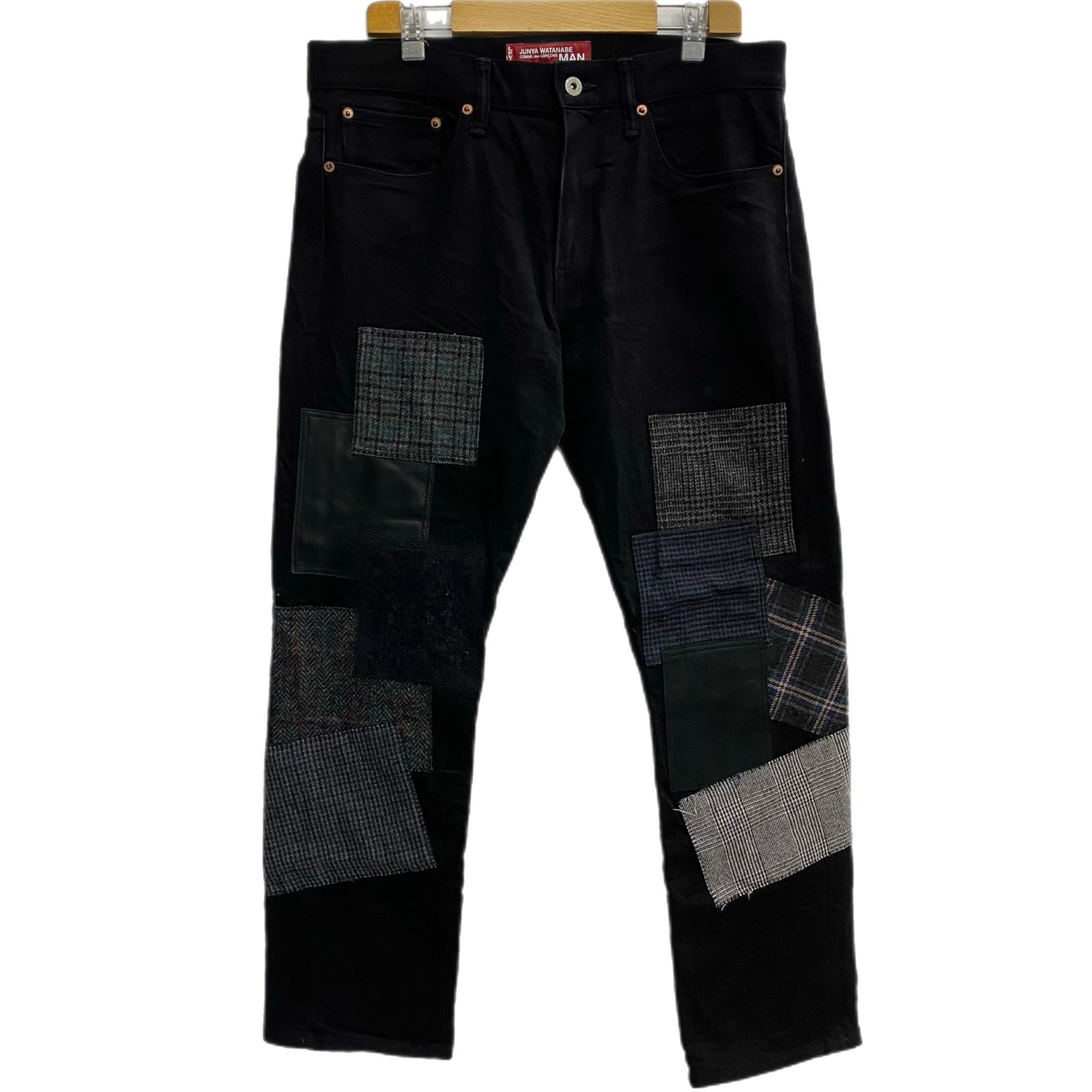 アイジュンヤワタナベマン eYe JUNYA WATANABE MAN COMME des GARÇONS コムデギャルソン 綿ストレッチデニム Levi's 511 カスタマイズ WB-P905 ボトムスその他 ブラック Lサイズ 201MB-1487