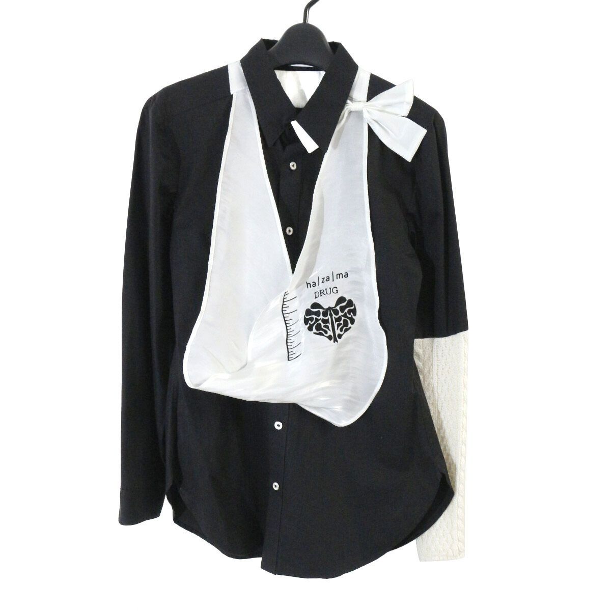 HAZAMA シャツ　ハザマ hazama ハザマ 2020-21AW 骨折シャツ S - メルカリ
