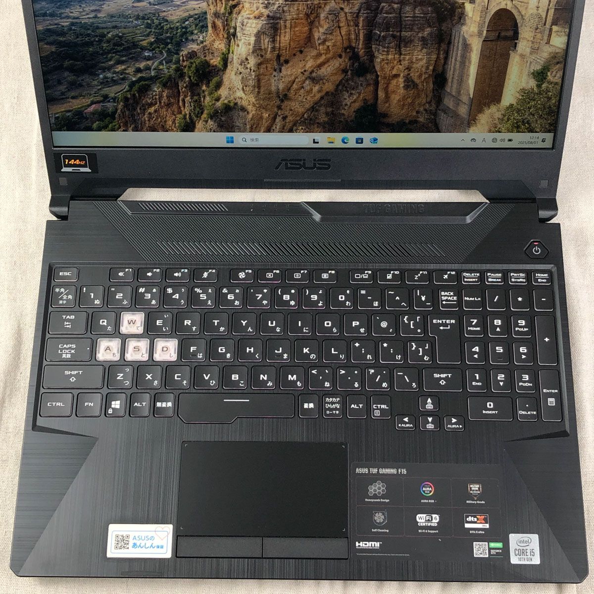 ◇ジャンク品◇ゲーミングPC ASUS TUF Gaming F15 FX506LH-I5G1650【i5