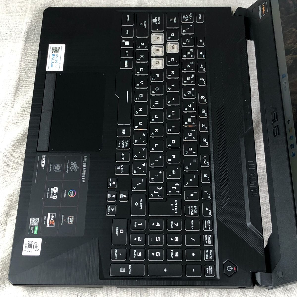 ◇ジャンク品◇ゲーミングPC ASUS TUF Gaming F15 FX506LH-I5G1650【i5