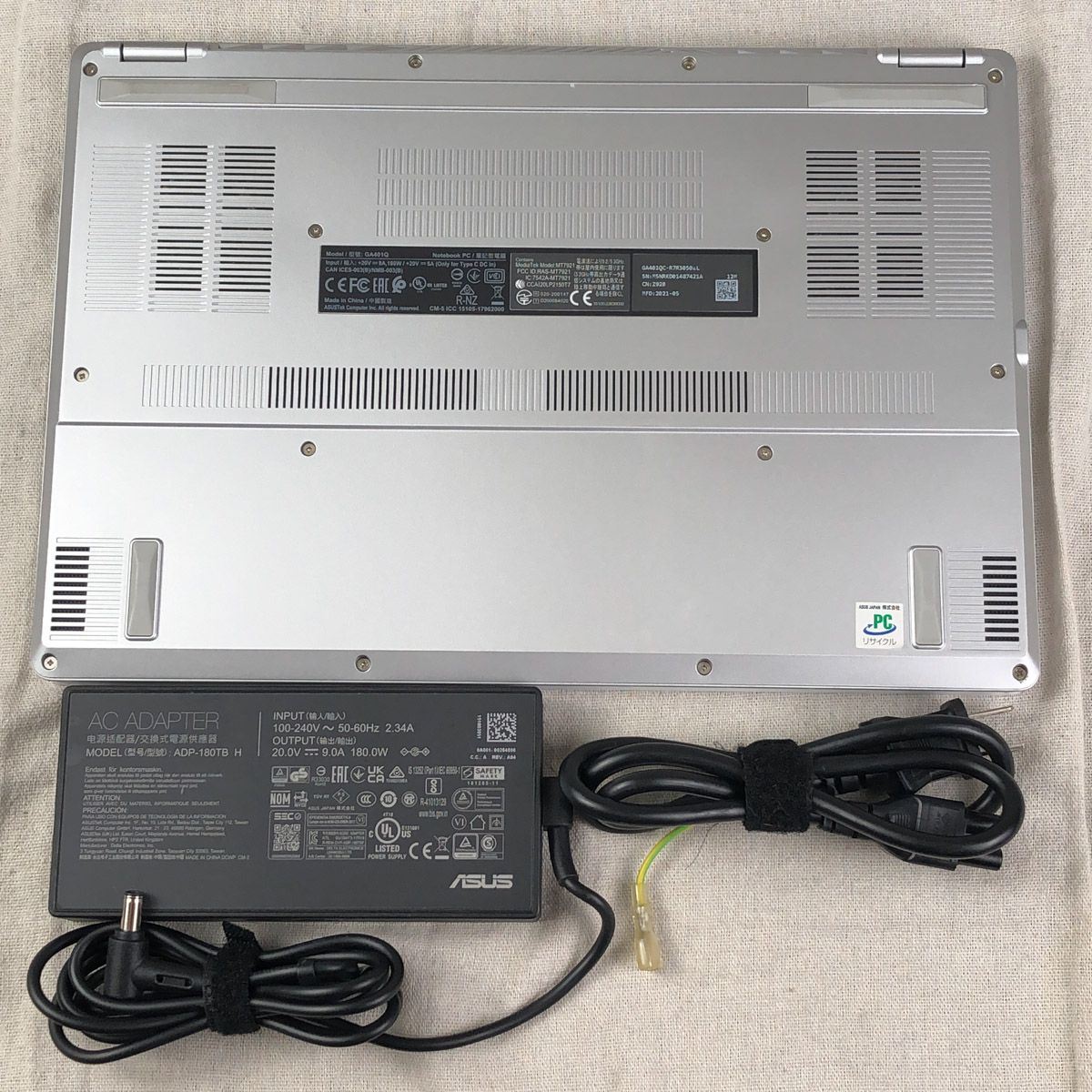 ◇ジャンク品◇ゲーミングPC ASUS ROG Zephyrus G14 GA401QC【Ryzen 7