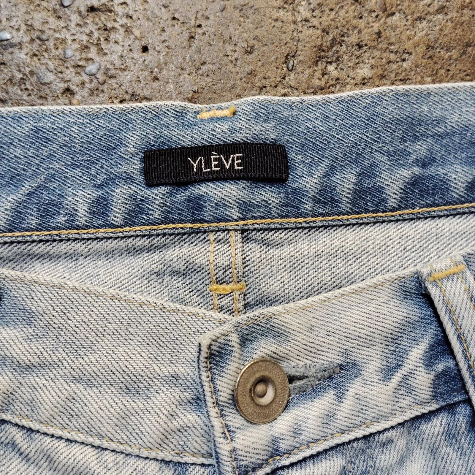 YLEVE 22ss 13.5oz DENNIM BAGGY FADE デニムパンツ バギーデニム 4 