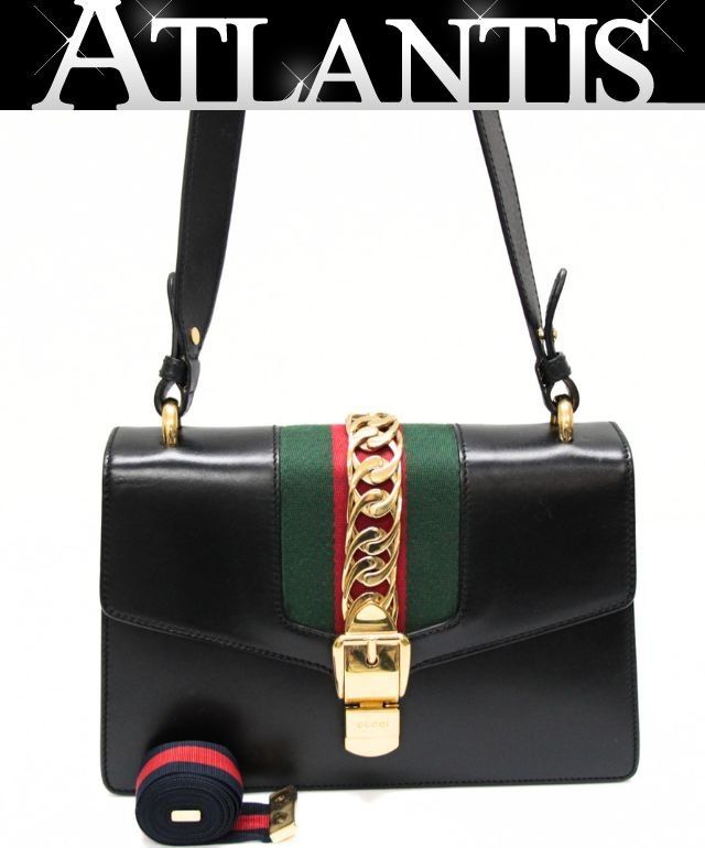 グッチ GUCCI シルヴィ 2WAYバッグ シェリーライン ショルダーバッグ