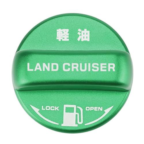 ランドクルーザー 250系 専用 ランクル250 フューエルキャップカバー アルミ給油口キャップ 燃料キャップカバー ドレスアップ カスタムパーツ ディーゼル仕様 1個セット（グリーン）Y a89de66c
