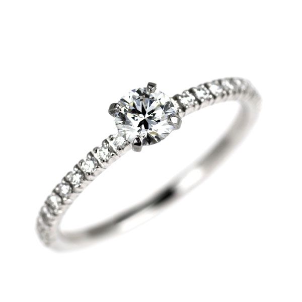 カルティエ Pt950 ダイヤモンド リング 0.24ct D VVS1 EX エタンセル 