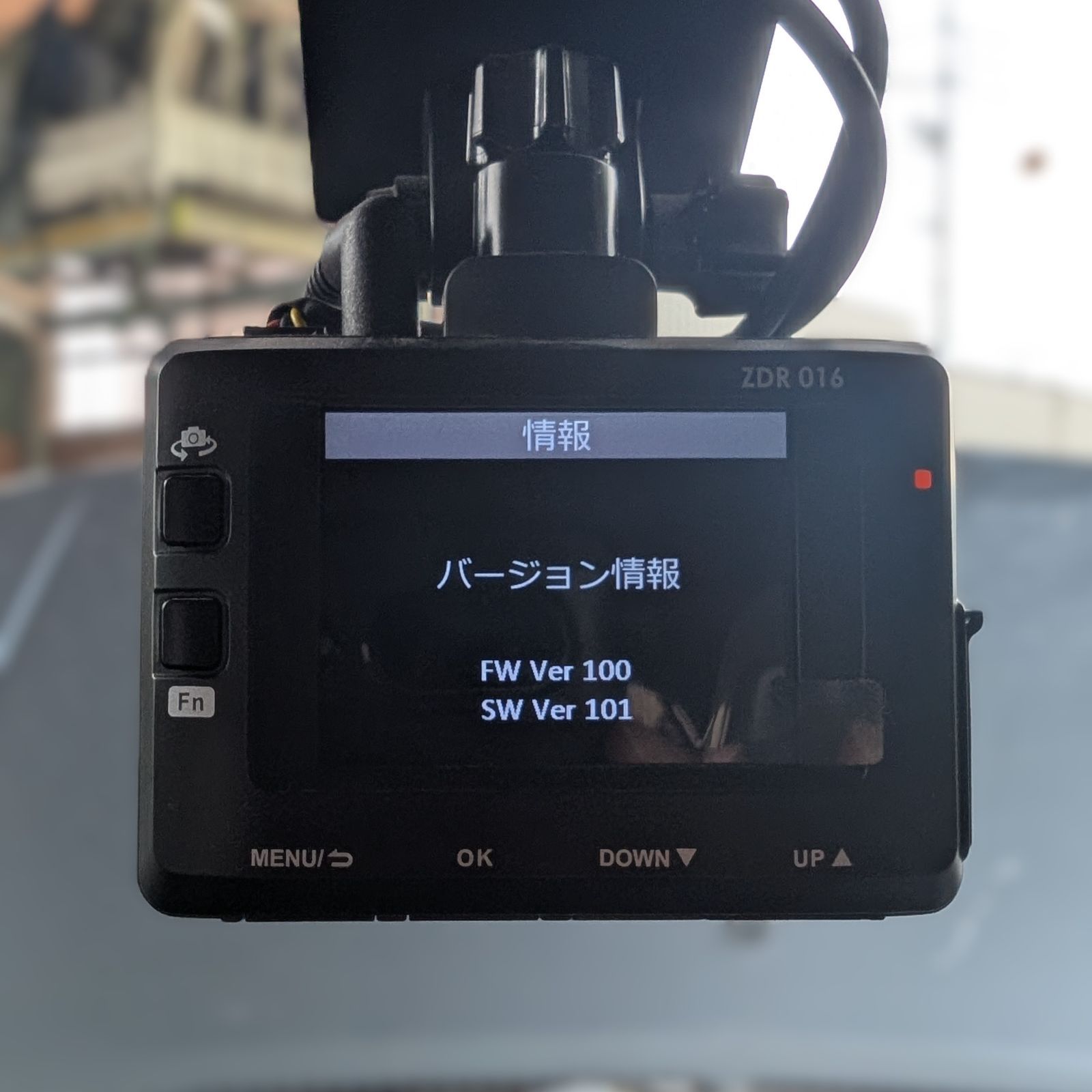 動作確認済 COMTEC コムテック ZDR 016 前後2カメラ ドライブ