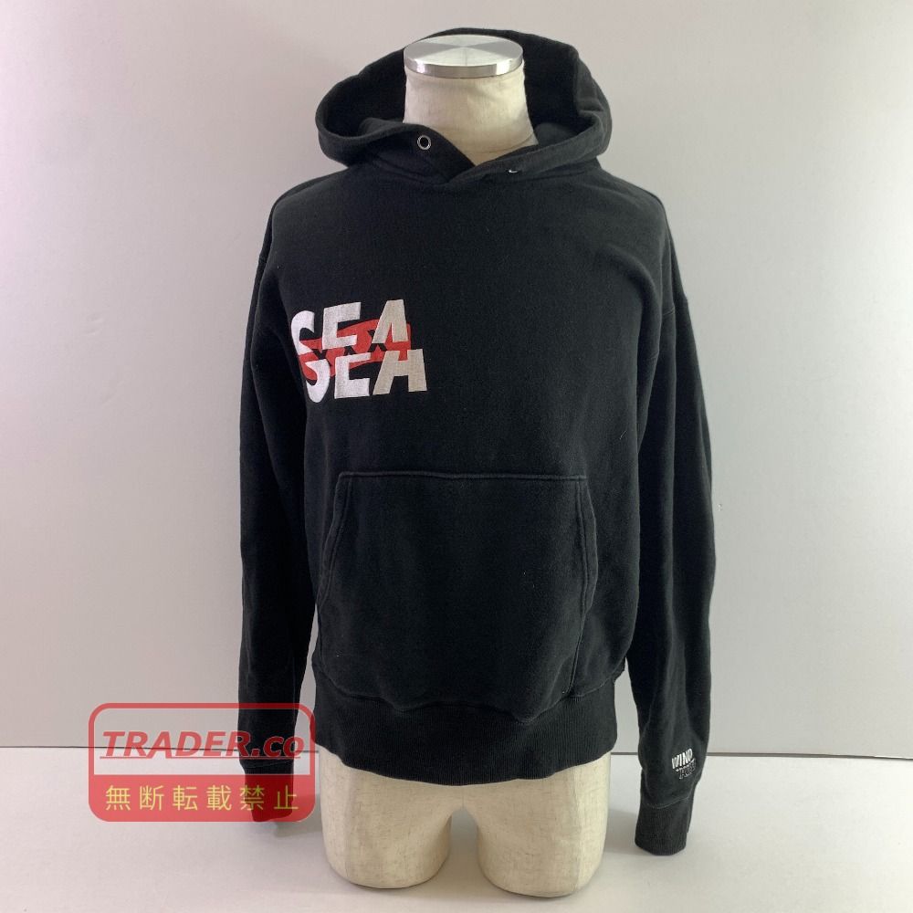 04w7090▽※【中古】WIND AND SEA ウインダンシー ×GOD SELECTION XXX HOODIE パーカー WDS-XXX-SP-07 ブラック サイズ：S【八王子店】