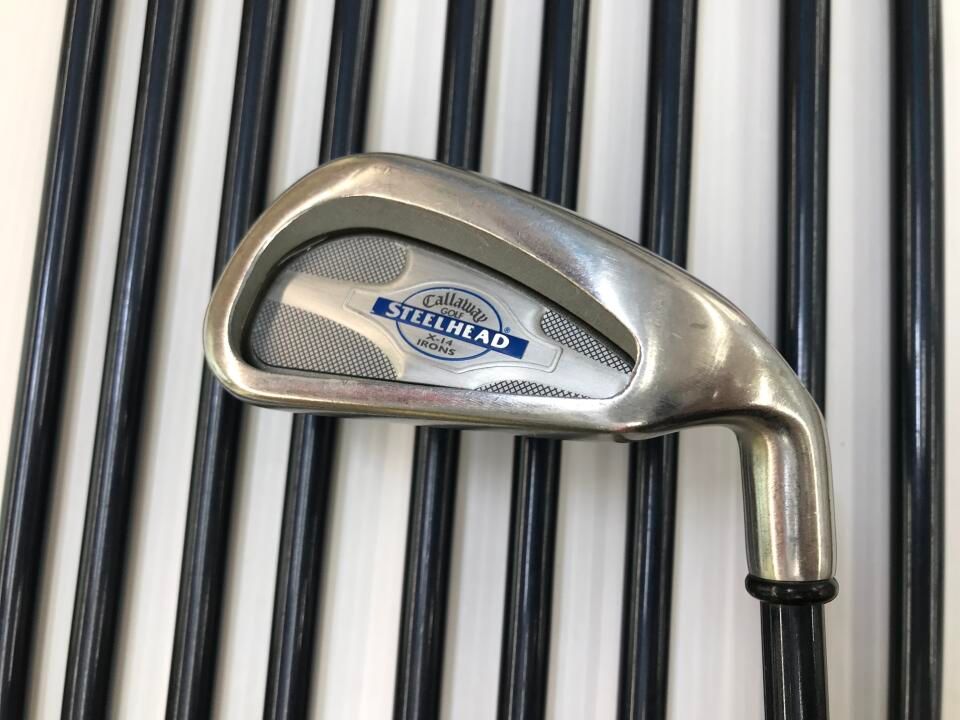 キャロウェイ　スチールヘッドX-14　JVスチールヘッド (カーボン)　Sフレックス　アイアンセット　中古【最短即日発送】