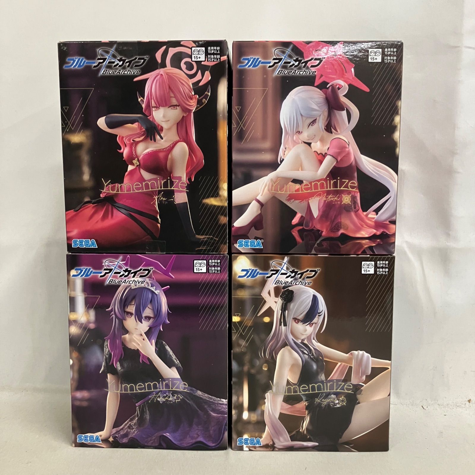 未開封 ブルーアーカイブ Yumemirize ハルカ 他 フィギュア 4個セット