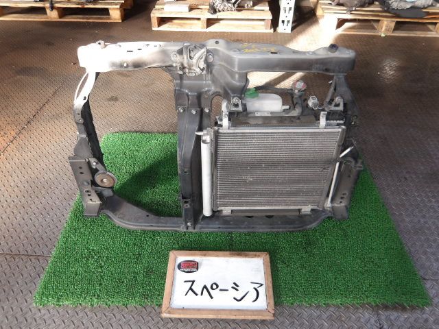 5FX2014 CE1 スズキ スペーシア MK32S 1型 フロントコアサポートカット ラジエーター+コンデンサー+電動クーリングファン付