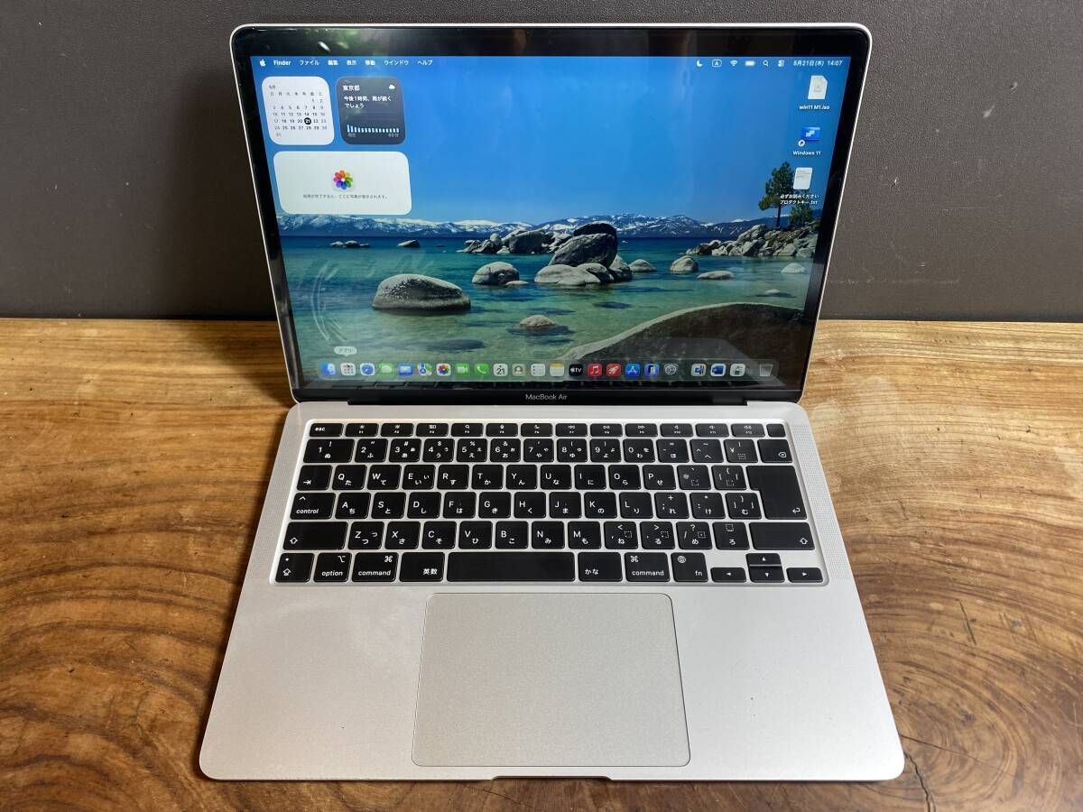 良品】MacBook Air M1 16GB/SSD256GB Win11/Office2024 - メルカリ