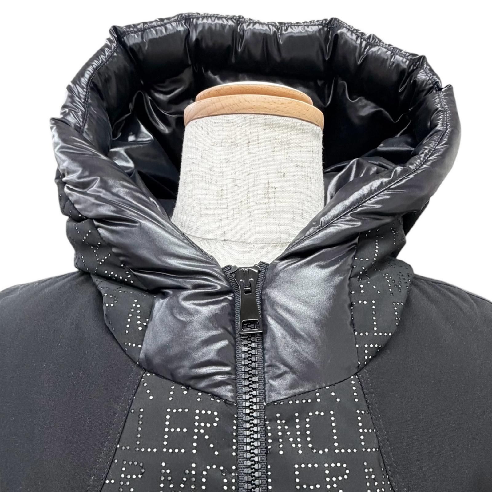 美品△MONCLER モンクレール 22-23AW GRANDVAL レタリングロゴ 総柄 