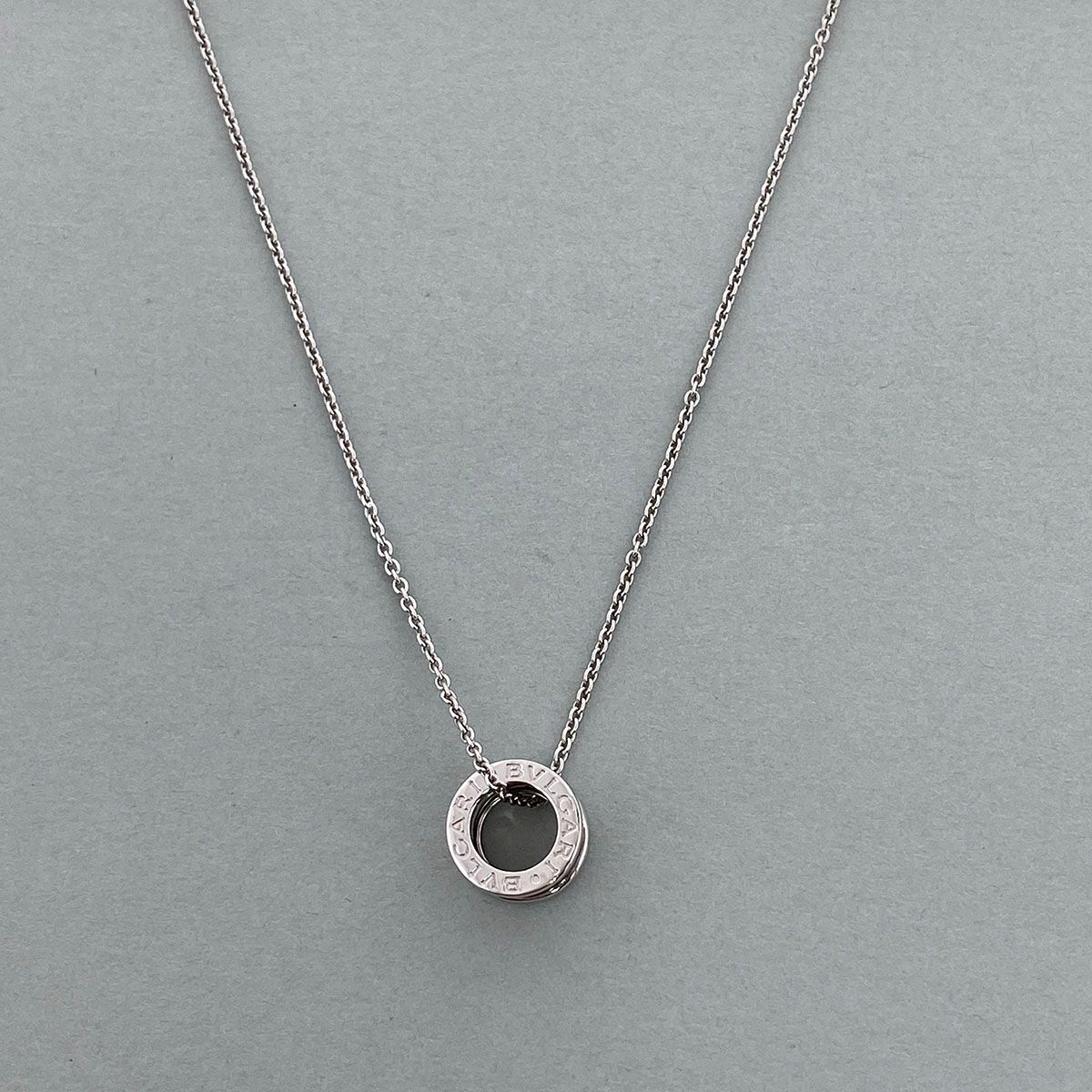 BVLGARI ブルガリ B-ZERO1 ネックレス 750WG ネックレス CN851448 