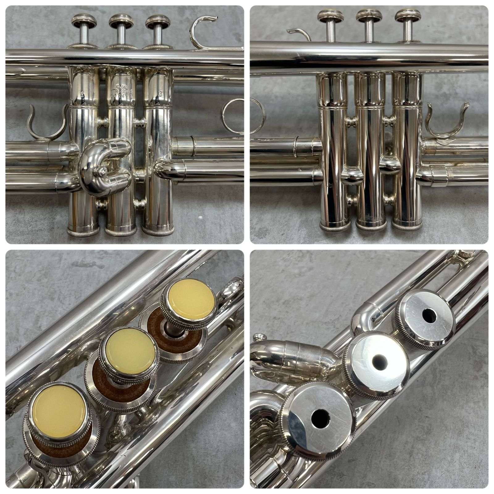 ヤマハ B♭トランペット YTR-334S 銀メッキ めっき シルバー イエロー
