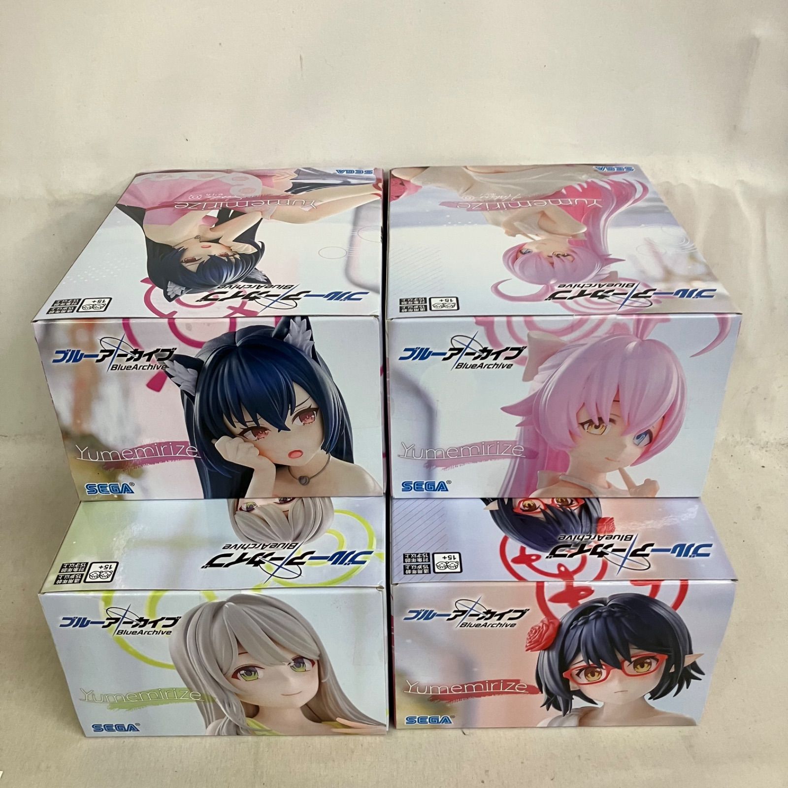 未開封 ブルーアーカイブ Yumemirize ノノミ 他 フィギュア 4個セット