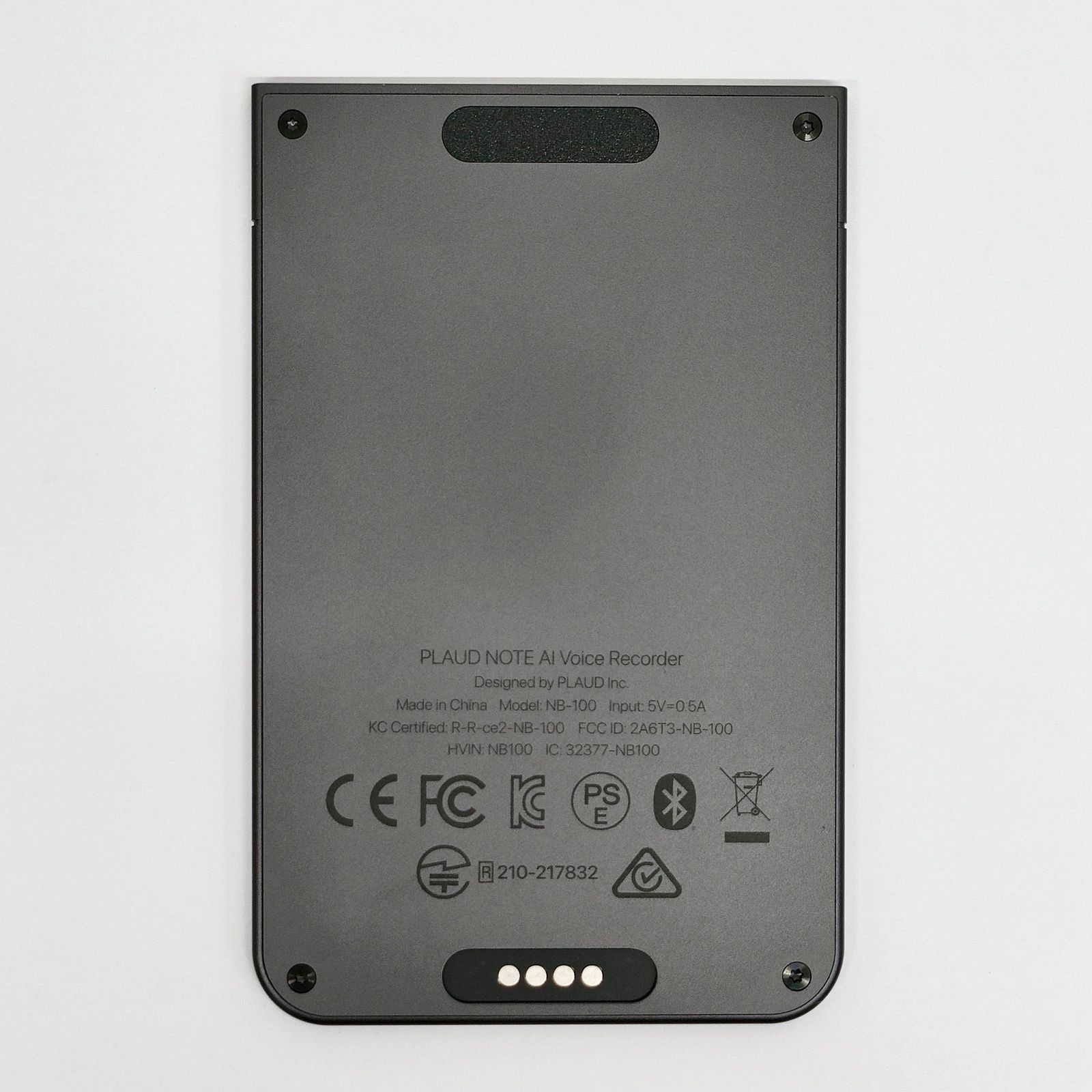 Plaud Note AIボイスレコーダー ブラック 64GB 録音 会議録 文字起こし